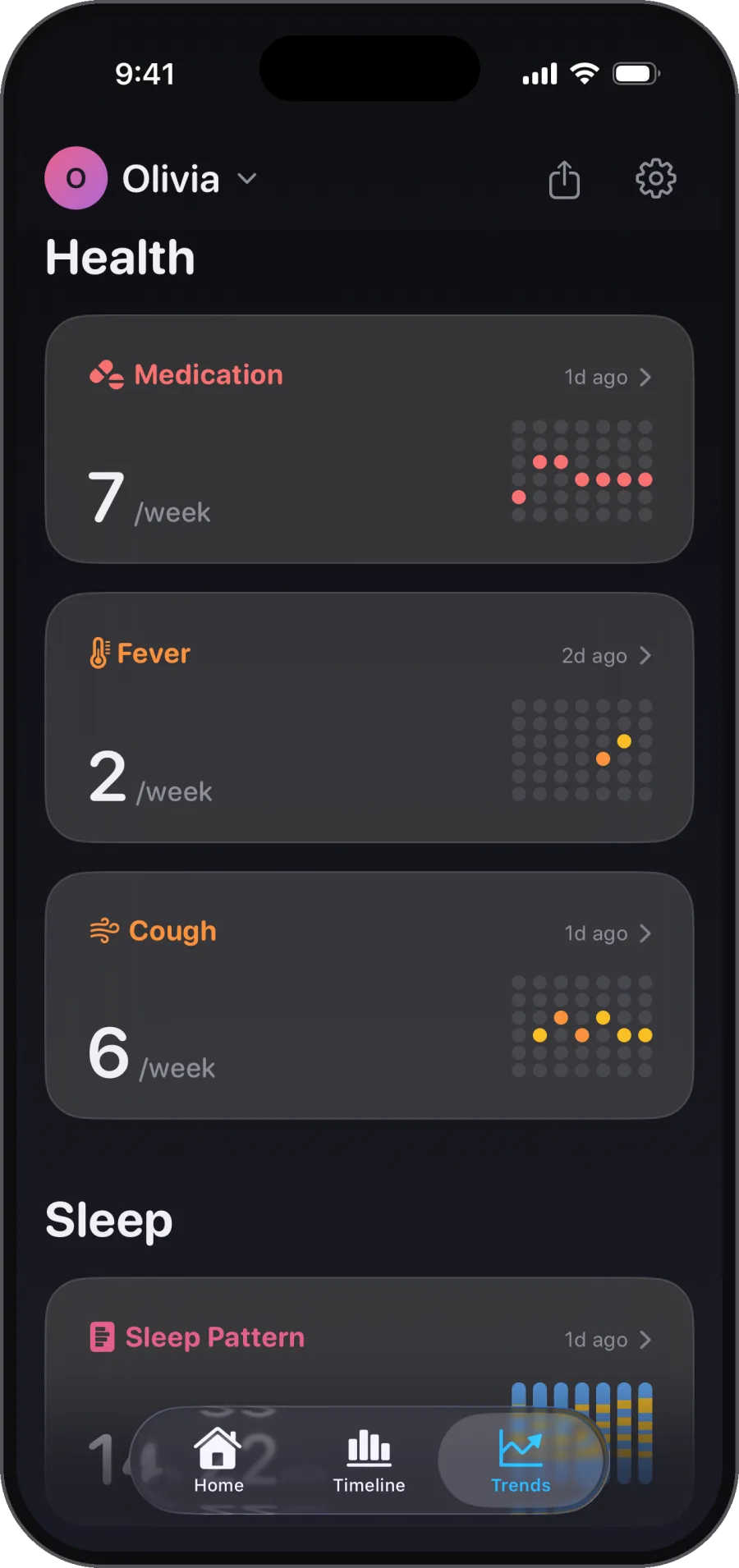Health info shared in real time with your pediatrician? Of course!