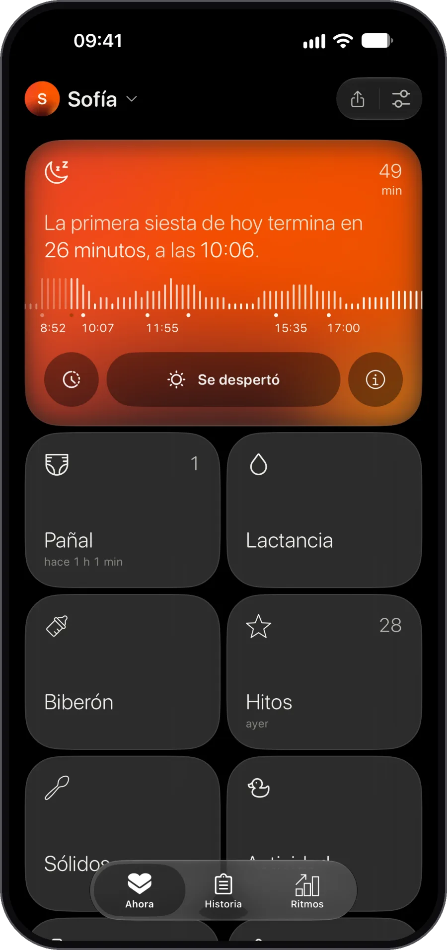 Basta de adivinar la hora de dormir. Patrones reales, no gráficos genéricos