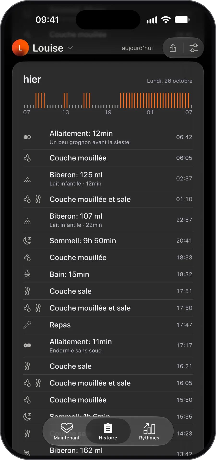 Un bébé*. Une frise. Chaque proche. * Vous pouvez ajouter et synchroniser jusqu'à 5 bébés. De rien.